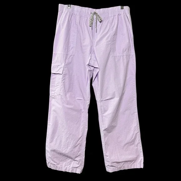 Aerie Baggy Cargo Skater Pant in Violet Flurry Pull-on Women's Size Large Y2K - Picture 8 of 12